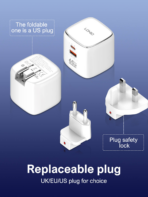 Ldnio 65W PD&QC U.S. Socket Multi-Adapter Fast Charger (Q2617) - Image 4