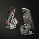 Momax Q2.Mag Go Qi2 3-in-1 Magnetic Wireless Charging Stand - Image 3