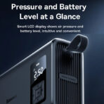 Baseus EnergyPump Mega Series Dual Cylinder Wireless Inflator - Image 4