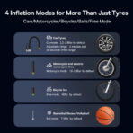 Baseus EnergyPump Mega Series Dual Cylinder Wireless Inflator - Image 6