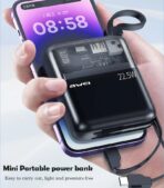 Awei P149K 22.5W Mini Portable Power Bank 10000mAh With Cable - Image 3