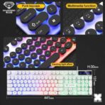 Divipard Keyboard Gaming GK-30 USB Plus LED Plus Numeric - Image 6