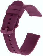 Smartwatch Silicon Strap 20mm 22mm — Purple Wine - Image 3