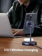 Ugreen MagFlow 2-in-1 Magnetic Wireless Charging Station - Image 4