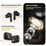 Awei T56 ANC Premium Earbuds With Display (6 Months Dealer Warranty) - Image 3