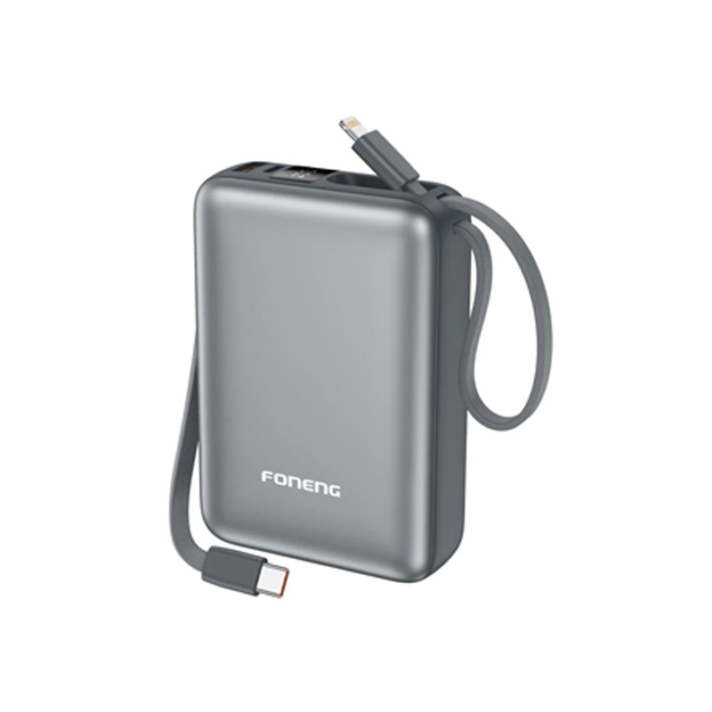 download (14) Foneng PX116 20000mAh Mini Power Bank with 2 Built-in Cables 22.5W (12 Months Dealer Warranty) - Image 1