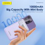 Foneng PX112 10000mAh Magnetic Wireless Power Bank with 2 Built-in Cables 22.5W (12 Months Dealer Warranty) - Image 5