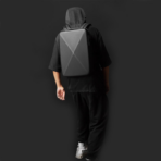 BANGE Multifunctional Hard Shell Water Resistant Business Travel Laptop Backpack (BG-22092) - Image 4