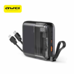 Awei P149K 22.5W Mini Portable Power Bank 10000mAh With Cable