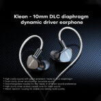 Kefine Klean 10mm DLC Diaphragm Dynamic Driver HiFi IEM Earphone - Image 2