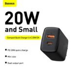 Baseus Compact Quick Charger U+C 20W CN - Image 8