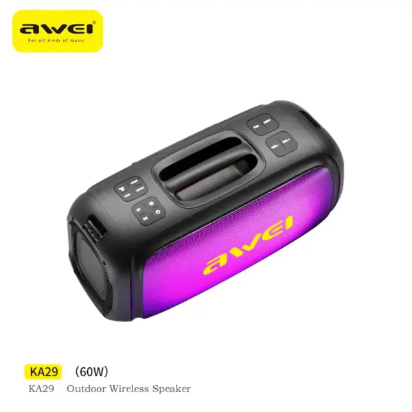 AWEI KA29 Outdoor Wireless Speaker with RGB (60W)