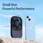 JISULIFE FA49 Rechargeable Powerful Handheld Fan - Image 6
