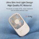 JISULIFE FA49 Rechargeable Powerful Handheld Fan - Image 2