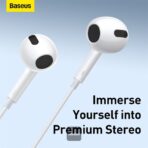 Baseus Encok H17 In Ear Wired Earphone With Mic Stereo Bass - Image 6