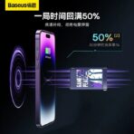 Baseus GaN5 Pro Fast Charger Game for Peace 2C+U 65W CN - Image 2
