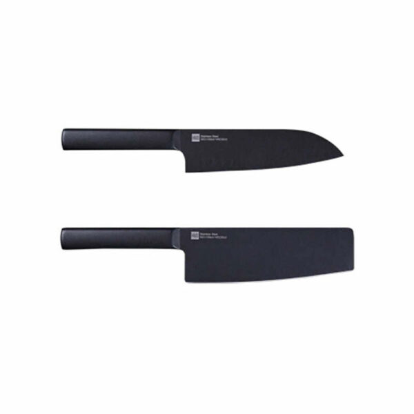 Xiaomi Huohou Cool Black Non-Stick Stainless Steel Knife Set (2pcs)