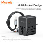 Mcdodo 70W Universal Adapter with 100w C to C Cable - Image 5