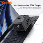 Mcdodo 70W Universal Adapter with 100w C to C Cable - Image 4