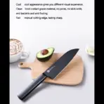 Xiaomi Huohou Cool Black Non-Stick Stainless Steel Knife Set (2pcs) - Image 8
