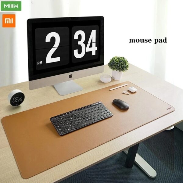 Xiaomi MIIIW PU Leather Waterproof Desktop Mouse Pad