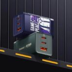 Baseus GaN5 Pro Fast Charger Game for Peace 2C+U 65W CN - Image 4