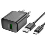 Hoco 18W Charger Set With USB-A To Type C Cable CS21A - Image 2