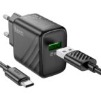 Hoco 18W Charger Set With USB-A To Type C Cable CS21A - Image 3