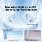 RTAKO Ice Ring Neck Hanging Fan (N03) - Image 4