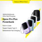 Baseus Qpow Pro+ 20000mAh Fast Charging Power Bank - Image 3