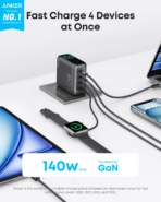 Anker Zolo Charger (140W, 4-Port, PD 3.1) - Image 3