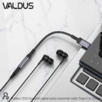 Valdus Type-C to 3.5mm Audio Adapter Dongle For all Phone (CS32) - Image 3