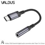 Valdus Type-C to 3.5mm Audio Adapter Dongle For all Phone (CS32)