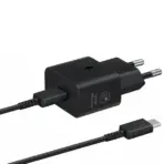 SAMSUNG 25W USB-C Super Fast Charging Wall Charger With USB-C Cable Low Standby