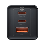 Baseus GaN5 Pro Fast Charger 2C+U 65W CN Wall Charger (CCGAN65C5) With Cable - Image 3