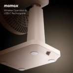 Momax 1°Pod Mini Desktop Fan - Image 8