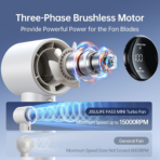 JisuLife Handheld Fan Pro1 - 3600mAh Battery - Image 5