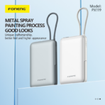 FONENG 10000mAh Magnetic Wireless Power Bank with Built-in Cable & Stand 22.5W - PX119 (12 Months Dealer Warranty) - Image 9