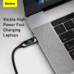 Baseus Display Fast Charging Data Cable USB-C To USB-C 100W - Image 7