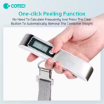 COTECi Portable Digital Luggage Scale - 50kg - Image 3
