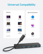 Anker USB-C Data Hub (4-in-1, 5Gbps) - Image 4