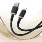BASEUS Dura 2.4A USB Type A to Lightning Fast Charging Cable 1M - Image 6