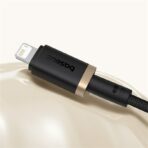 BASEUS Dura 2.4A USB Type A to Lightning Fast Charging Cable 1M - Image 5