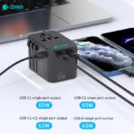Coteci 65W GaN Universal Travel Adapter - Image 4