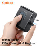 Mcdodo 45W GaN Universal Travel Adapter with Type-C to C Cable - Image 2