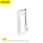 Awei P175K Portable Outdoor Power Bank 20000mAh With 25 lighting Lamps PD 22.5W - Image 2