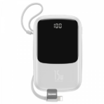 Baseus Qpow 10000mAh 15W Digital Display Powerbank with iP Cable (PPQD050103) - Image 3