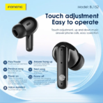 Foneng BL152 ANC+ENC Noise Canceling TWS Earbuds - Image 3