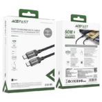 Acefast Charging Data Cable C12-03 USB-C to USB-C 60W - Image 4