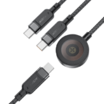 ACEFAST C6-11 3-in-1 100W Cable with Wireless Charger - Image 3
